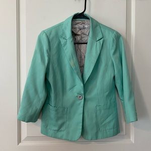 Teal blazer